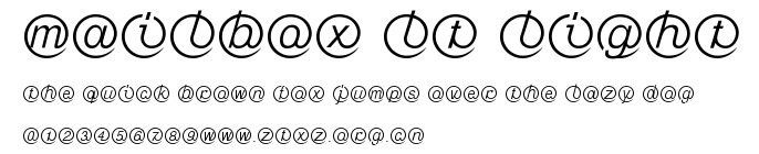 Mailbox LT Light.ttf