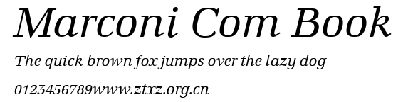 Marconi Com Book.ttf
