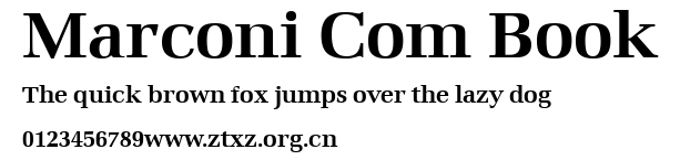 Marconi Com Book.ttf
