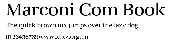 Marconi Com Book.ttf