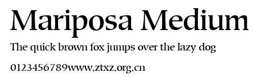 Mariposa Medium.ttf