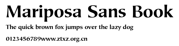 Mariposa Sans Book.ttf