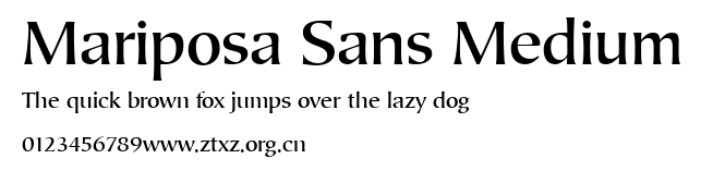 Mariposa Sans Medium.ttf