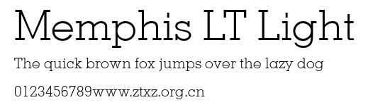 Memphis LT Light.ttf
