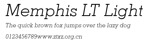 Memphis LT Light.ttf