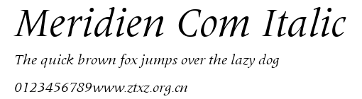 Meridien Com Italic.ttf