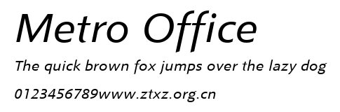 Metro Office.ttf