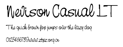 Nevison Casual LT.ttf