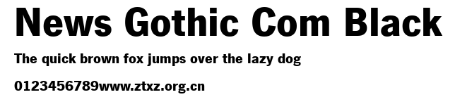 News Gothic Com Black.ttf