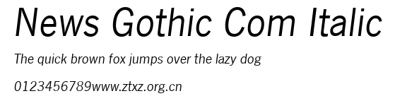 News Gothic Com Italic.ttf