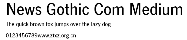 News Gothic Com Medium.ttf