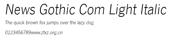 News Gothic Com Light Italic.ttf