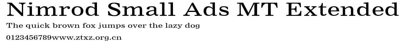 Nimrod Small Ads MT Extended.ttf