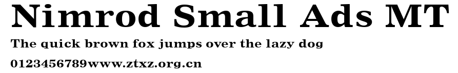 Nimrod Small Ads MT.ttf