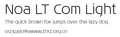 Noa LT Com Light.ttf