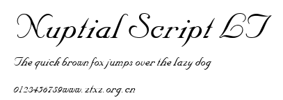 Nuptial Script LT.ttf