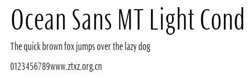 Ocean Sans MT Light Cond.ttf