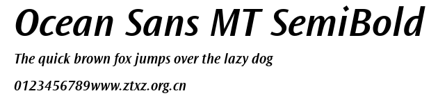 Ocean Sans MT SemiBold.ttf