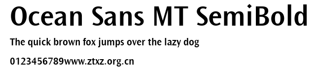 Ocean Sans MT SemiBold.ttf
