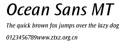Ocean Sans MT.ttf