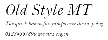 Old Style MT.ttf