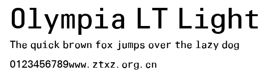 Olympia LT Light.ttf