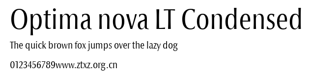Optima nova LT Condensed.ttf