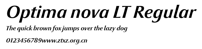 Optima nova LT Regular.ttf