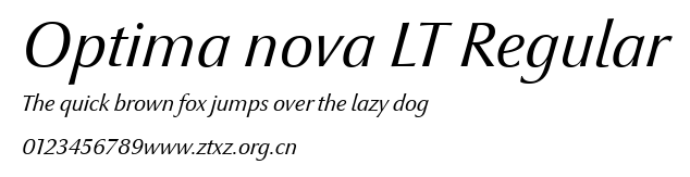 Optima nova LT Regular.ttf