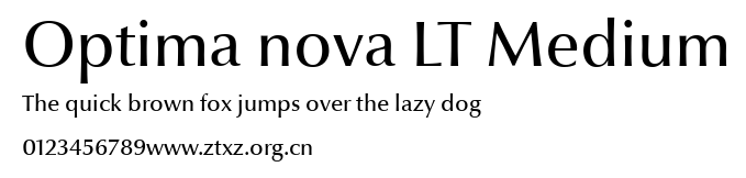 Optima nova LT Medium.ttf