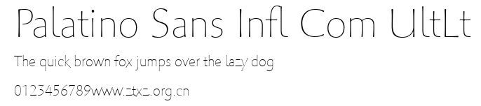 Palatino Sans Infl Com UltLt.ttf