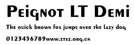 Peignot LT Demi.ttf
