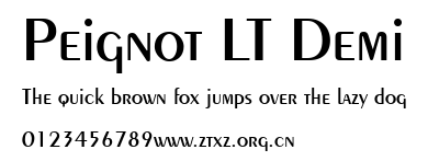 Peignot LT Demi.ttf