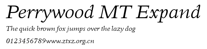 Perrywood MT Expand.ttf