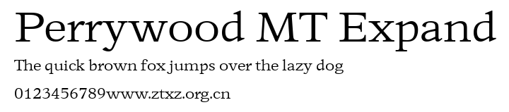 Perrywood MT Expand.ttf