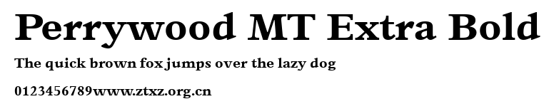 Perrywood MT Extra Bold.ttf