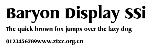 Baryon Display SSi.ttf
