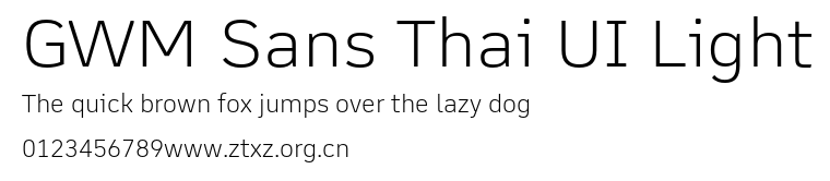 GWM Sans Thai UI Light.otf