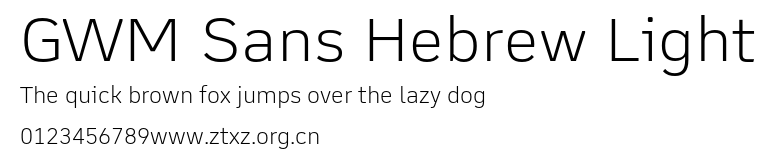 GWM Sans Hebrew Light.otf