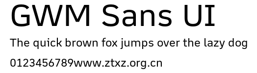 GWM Sans UI预览图