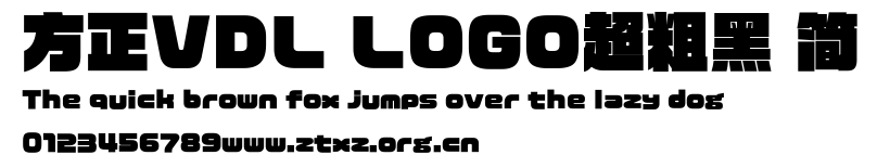 方正VDL LOGO超粗黑 简.TTF