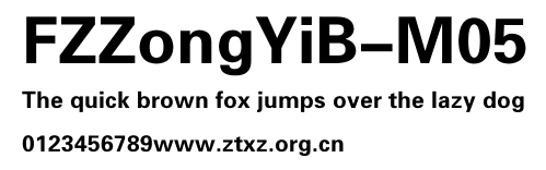 FZZongYiB-M05.TTF