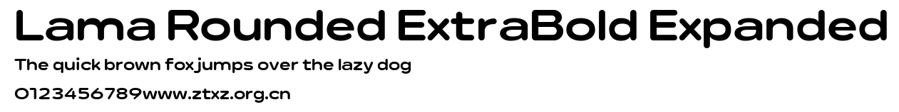Lama Rounded ExtraBold Expanded.ttf