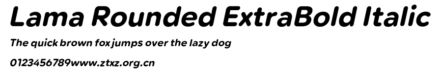 Lama Rounded ExtraBold Italic.otf