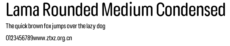 Lama Rounded Medium Condensed.otf