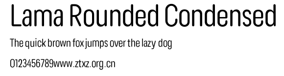 Lama Rounded Condensed.otf