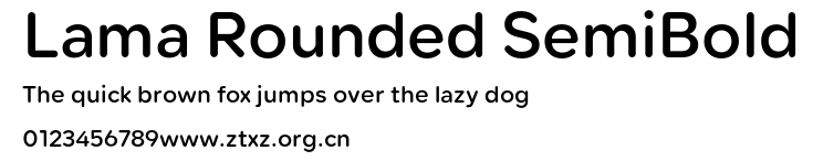 Lama Rounded SemiBold.otf