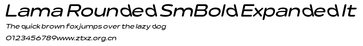 Lama Rounded SmBold Expanded It.ttf