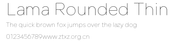 Lama Rounded Thin.ttf