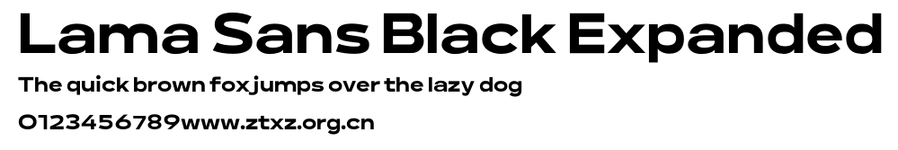 Lama Sans Black Expanded.otf
